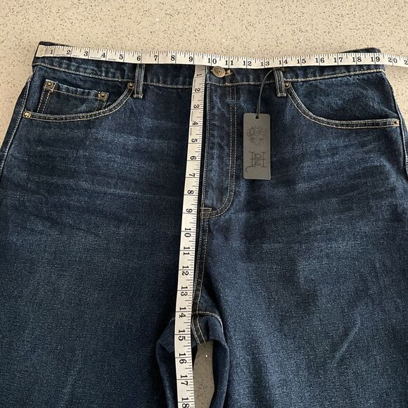 Ed Hardy Jeans Men Blue Tiger Head Loose Fit Y2K Streetwear Denim 38 - Picture 5 of 10